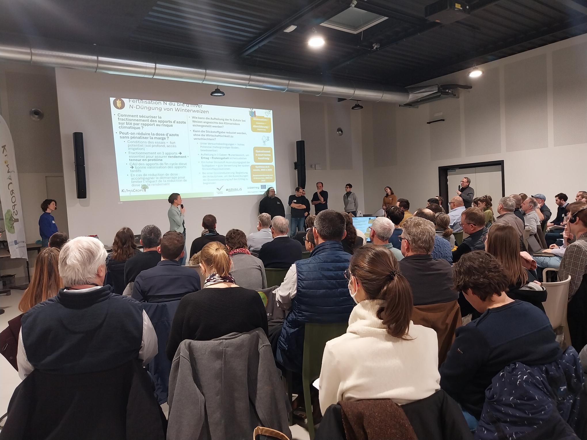 Evènement de clôture du projet Interreg KLIMACrops à Colmar 